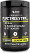 Enhanced Electrolyte Powder (Lemon Lime | 90ct.) with 0 Sugar, BCAAs, B-Vitamins, Potassium, Zinc & Magnesium for