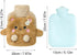 Hot Water Bottle with Cover, Hot Water Bottle with Cute Plush Cover, Super Soft Plush Cover for Pain Relief Headaches