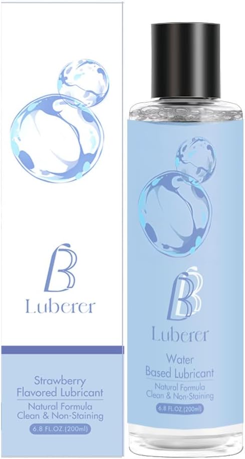 Luberer Water-Based Lubricant for Men, Women, and Couples, Massage Gel pH Balanced Sex