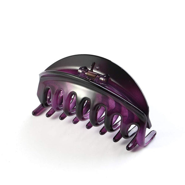 Premium Chic Styling Hair Claw Clip, Strong Hold Hair Clips for Women and Girls, Thick Hair Barrettes, Purple