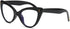 Viseng Womens Oversized Cateye Reading Glasses, Blue Light Computer Glasses Stylish Reader (black +1.5)