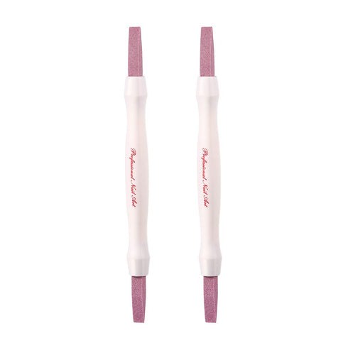 Pumice Stone Nail File - Double-Headed Nail Polishing Pen Stick, Cuticle Remover for Beauty Care