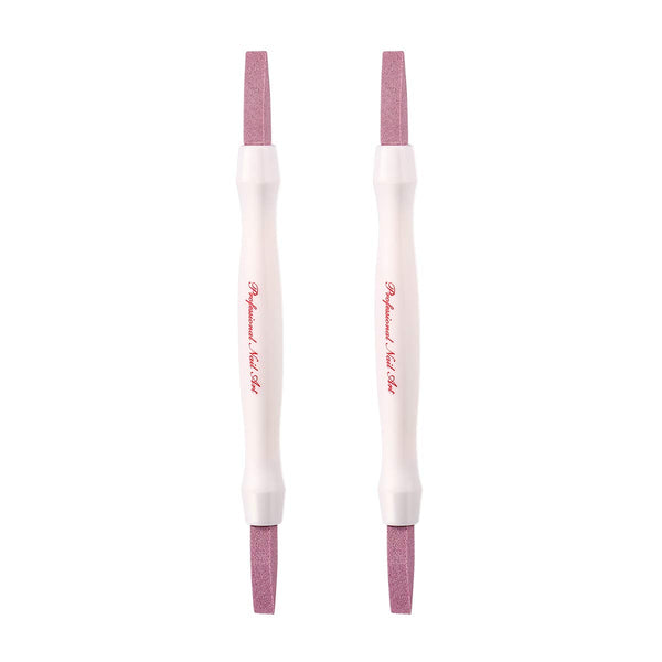 Pumice Stone Nail File - Double-Headed Nail Polishing Pen Stick, Cuticle Remover for Beauty Care