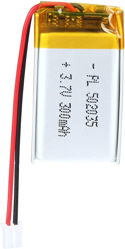 3.7V 300mAh 502035 Lipo Battery, Rechargeable Lithium Polymer Ion Battery Pack with PH2.0mm JST Connector