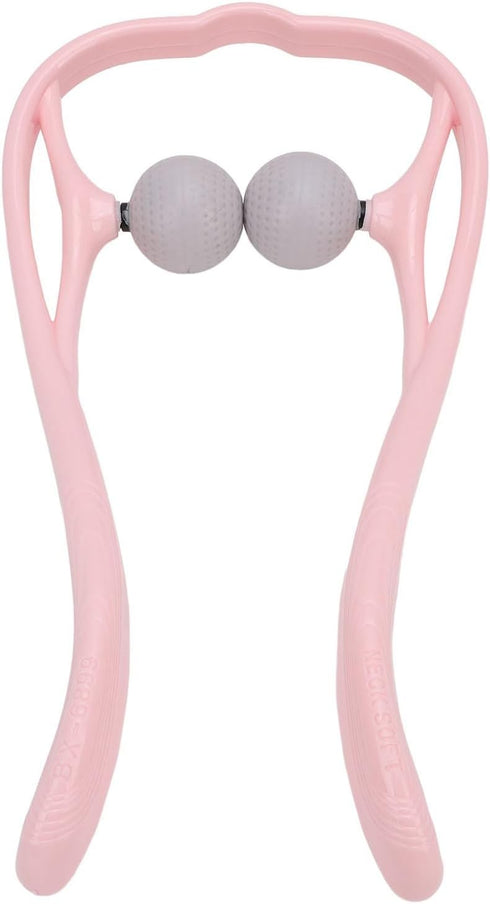 Portable U Shaped Shiatsu Neck Massager - Deep Tissue Relief in Pink