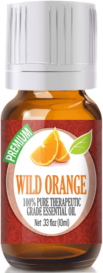 Healing Solutions Wild Orange Essential Oil - 10ml (0.33 Fluid Ounces)