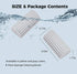 8-Pack Damp Clean Duster Sponge, Cleaning Brush for Blinds, Glass, Baseboards, Vents, and Faucets