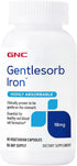 GNC Gentlesorb Iron 18mg, Required for Red Blood Cell Formation, Gentle Formula, 90 Count
