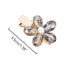 MIAO JIN 12Pcs Crystal Hair Clips, Pearls Alligator Hairpins for Women's and Girls Hair Accessories