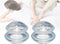 Silicone Cupping Set for Massage Therapy, Professionally Designed Massage Cups (Transparent, 2 Cups)