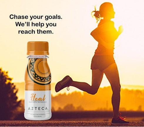 Heal Organic Natural Energy & Super Performance Shot - Pre Workout Boost, Immune Support, Vitamin B12 (2oz Bottle)