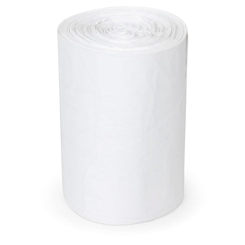 Plasticplace 13 Gallon Trash Bags | 0.7 Mil | Value Line White Garbage Can Liners | 180 Count