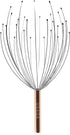 USAGA 28 Fingers Head Scratcher - Head Massager for Scalp Body Relaxing, Golden Color