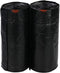 6 Gallon Kitchen Drawstring Trash Bags, Black Plastic Garbage Bags, 2 Rolls, 104 Count for Wastebasket Bin Liners