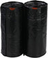 8 Gallon Medium Drawstring Garbage Bag Trash Can Liner, Black, 104 Bags