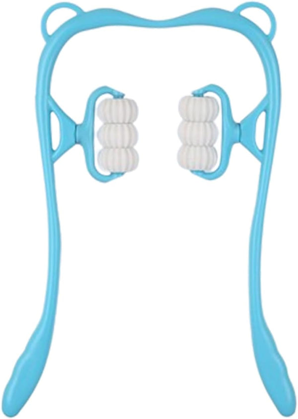 Malarocoby Neck Massager 6 Balls Manual Roller Multifunctional Handheld Massager for Neck, Back,