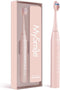 MySmile DY156 Electric Toothbrush for Adults - Rechargeable Sonic Toothbrush with 3 Brush Heads, Pink