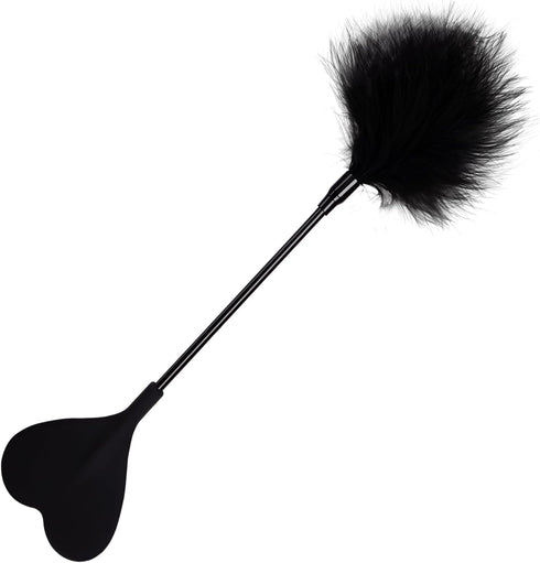 Flirting Feather Hand Pat Adult Sex Products SM Heart Shaped Beater Romantic