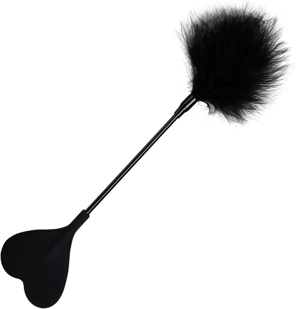Flirting Feather Hand Pat Adult Sex Products SM Heart Shaped Beater Romantic