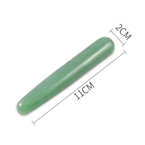 Gua Sha Massage Tools Jade Manual Stick Deep Tissue Natural Facial Tool for Full Body Meridian Pain Relief