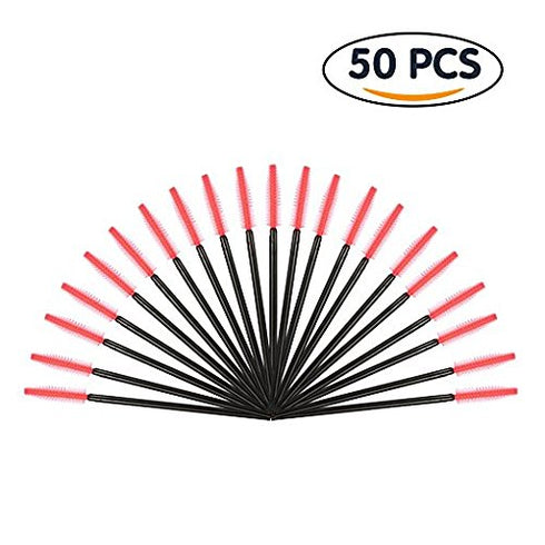 Shintop Disposable Silicone Eyelash Mascara Applicator Wands, Tower-Shape