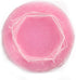 50Pcs Round Organza Bags, 9.8 Inch Drawstring Sheer Tulle Circles for Wedding Party Favor (Pink)