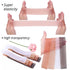 No-Slip Wig Grip Band, Transparent Silicone Adjustable Hair Band for Women, Extra Hold (2 Pack Brown)