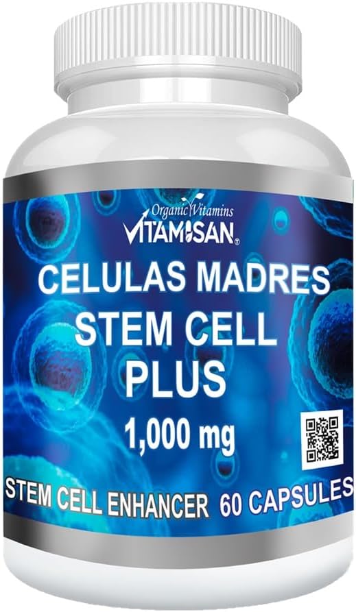 Celulas Madres 60 Capsules, Vitamisan 1000 mg Aphanizomenon Flos-aquae Blue Green Algae AFA Stem