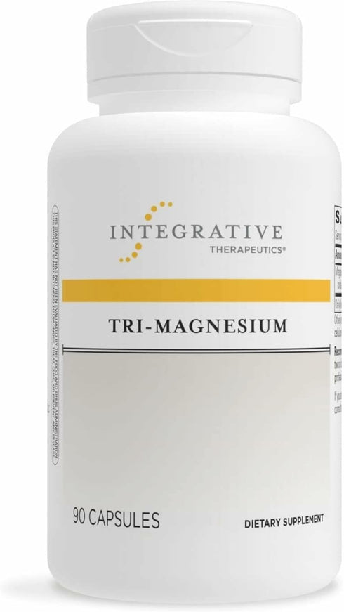 Integrative Therapeutics Tri-Magnesium - 90 Capsules - Supports Energy Metabolism and Heart Health