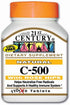 21st Century C 500 Mg with Rose Hips Tablets, 110 Count (Pack of 2)