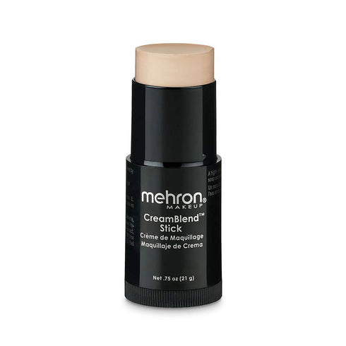 Mehron Makeup CreamBlend Stick | Face & Body Foundation | Full Coverage Professional Makeup Stick .75 oz