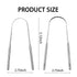 2 Pack Stainless Steel Tongue Scraper for Adults, GIAVGIAV Professional Tongue Cleaner for Oral Care & Hygiene