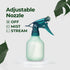 Rayson Green Empty Spray Bottle, Refillable Fine Mist Sprayer, 1 Pack