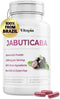 Jabuticaba Fruit Powder Supplement - 1500mg Antioxidant, Better Lung Health, Digestion, Immune Support - 180 Vegan