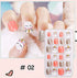 Rain Bingo 72 Pieces False Nails for Kids, Unicorn Short Fake Artificial Full Cover Nail Art Kits with Glue Tabs