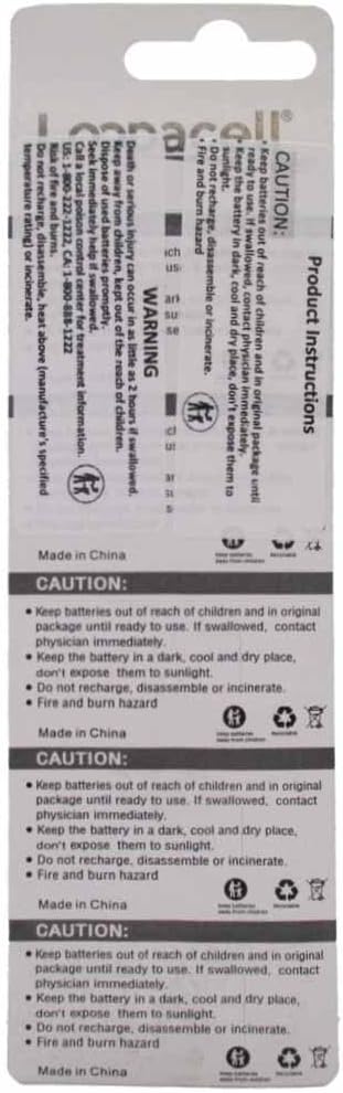 CR1632 3 Volt Lithium Coin Cell Battery, Pack of 20