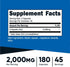 Nutricost D-Aspartic Acid (DAA) Capsules, 2000mg Per Serving, 180 Capsules - Non-GMO Supplement