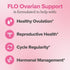 FLO Ovarian Health Support Supplement, Inositol with DIM, Myo-Inositol, D-Chiro Inositol, 30 Servings