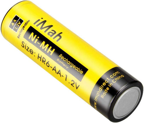 iMah 800mAh 1.2V Pack 8 Ni-MH AA Rechargeable Battery for Solar Lights