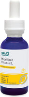 Klaire Labs Micellized Vitamin D3 Liquid for Children, Infants & Adults - 400 IU Vitamin D per Drop - Immune Support -