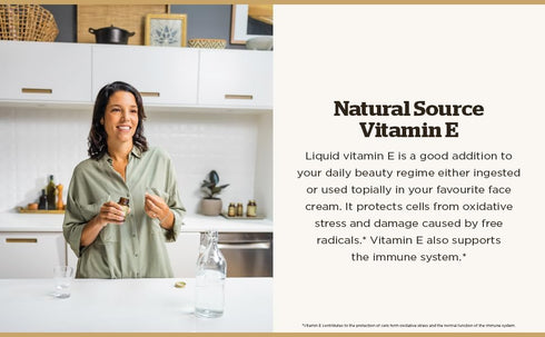 SOLGAR Liquid Vitamin E with Dropper, 2 fl oz, Mixed Tocopherol Complex, Non-GMO, Vegan, Gluten Free