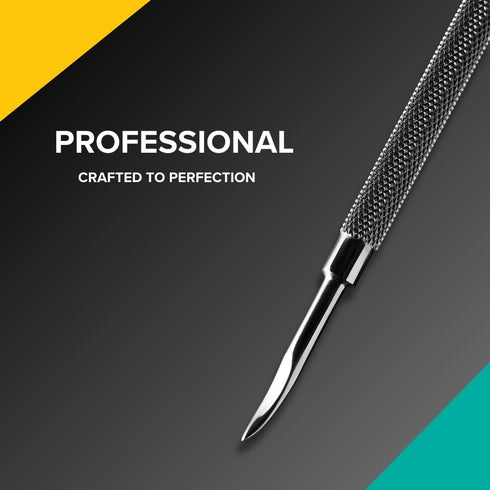 Rui Smiths Pro Cuticle Pusher, Stainless Steel Manicure Tool, Style 113