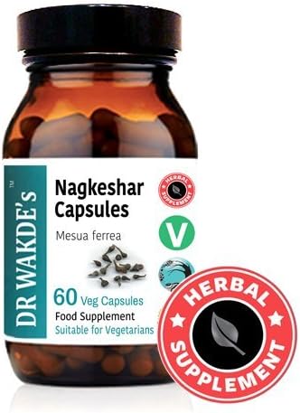 DR WAKDE's Nagkeshar Capsules (Musua ferrea) - 100% Natural Herbal Supplement, 60 Veggie Capsules