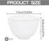 White Diy Face Mask Mixing Bowl, Microwavable Silicone Facial Mud Bowl Cosmetic Beauty Tool for Home Salon(4Pcs) by FERCAISH