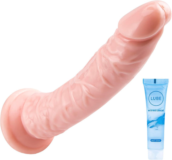 PenghaiYunfei 11'' Realistic Big Flesh Dildo with Lifelike Texture, G spot Dildos with