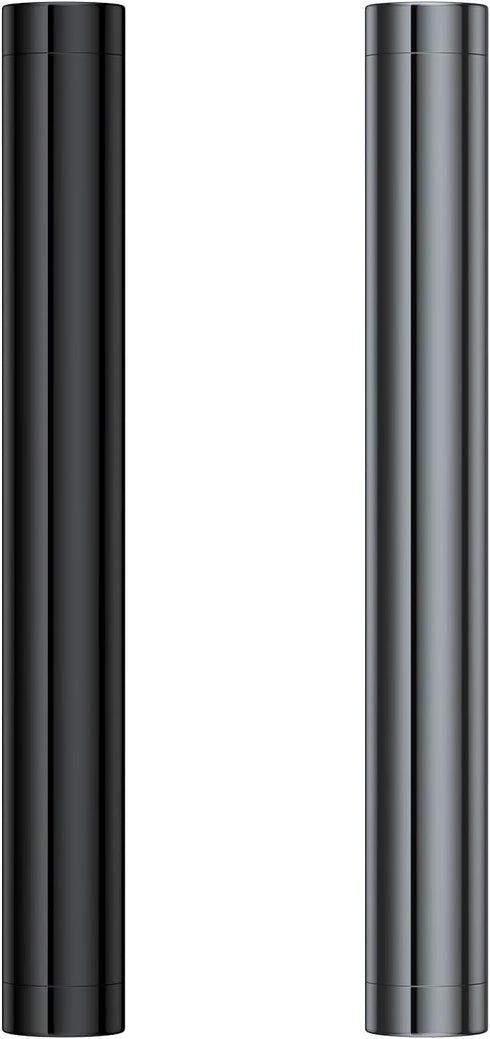 Portable Aluminum Metal Tube Container (2 Pack), Waterproof Storage Tube Holder Case, Fits in Pocket or Purse