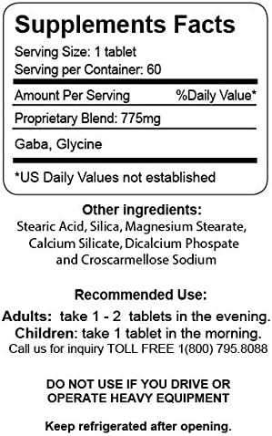 Neuro G Stabilize Your Emotions - 60 Tablets Brain Health Dietary Supplement