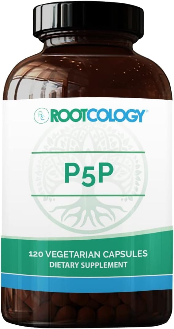 Rootcology P5P - 120 Capsules of Active Vitamin B6 for Balanced Mood & Healthy Stress Response Support
