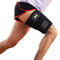 Thigh Support Adjustable Compression Sleeve, Thigh Brace Hamstring Wrap with Anti-Slip Silicone Strips