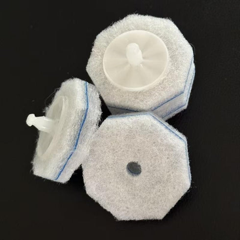 KFRRZC 30 Disposable Toilet Wand Refills, Toilet Bowl Cleaner Scrubbing Pads, Ct
